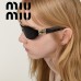 MIUMIU ミュウミュウ サイドロゴ入り サングラス ブランド感UP