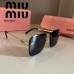 MIUMIU ミュウミュウ 新作サングラス レディース 無縁フレーム UVカット