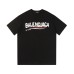 BALENCIAGA 新作240gダブルヤーンファブリック32コットンパリ半袖ブラックTシャツ
