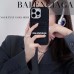 Balenciaga ブラック 磁気吸引力 電話ケース zm