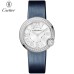 カルティエ バロンブラン ドゥ カルティエ 30mm ダイヤモンドセット ベゼル レディースウオッチ W4BL0003