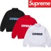 Supreme 24FW カレッジ ハーフ ジップ プルオーバー レターロゴ ハーフジップ スウェットシャツ