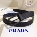 PRADA プラダ レザーベルト メンズ ブラック