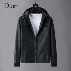 Dior 秋冬フード付きブラッ...