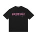BALENCIAGA2024 バレンシアガ新作 ピンクプリント半袖Tシャツ