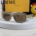 LOEWE ロエベ 2025年新作 グレーのサングラス ダイヤモンド付き ユニセックス