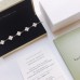Van Cleef & Arpels ヴァン クリーフ&アーペル 四叶草五花手链 满钻镶钻石 纯银镀18k玫瑰金/白金