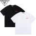 PRADA プラダ クラシック レッド 小文字 ロング ストライプ 3D オフセット プリント 半袖 T シャツ