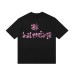 BALENCIAGA2024 バレンシアガ新作 ピンクプリント半袖Tシャツ