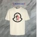 MONCLER モンクレール エンブレム クルーネック 半袖Tシャツ コットン100% メンズ ストリート系