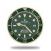 ロレックス壁掛け時計Submariner ウォールクロッ- ゴールドグリーン