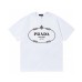 PRADA/プラダ ロゴ レタープリント シンプル ラウンドネック 半袖 Tシャツ