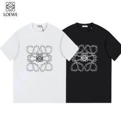 LOEWE 3D文字刺繍半袖T...