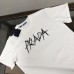 PRADA PRADA クラシックファッション 黒と白 カジュアル ラウンド 半袖 Tシャツ