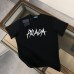 PRADA PRADA クラシックファッション 黒と白 カジュアル ラウンド 半袖 Tシャツ