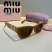 MIUMIUの新しいファッションサングラスブラウン、新しいファッショントレンド