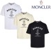 モンクレール ロゴ刺繍 クルーネック半袖シャツ 吸湿発熱 アウトドア対応 2024モデル