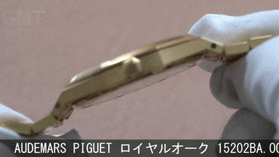 SnapSave.io-AUDEMARS PIGUET ロイヤルオーク 15202BA.OO.1240BA.02.A  エクストラシン YG シャンパン(720p)[00_00_05 - 00_00_25].gif