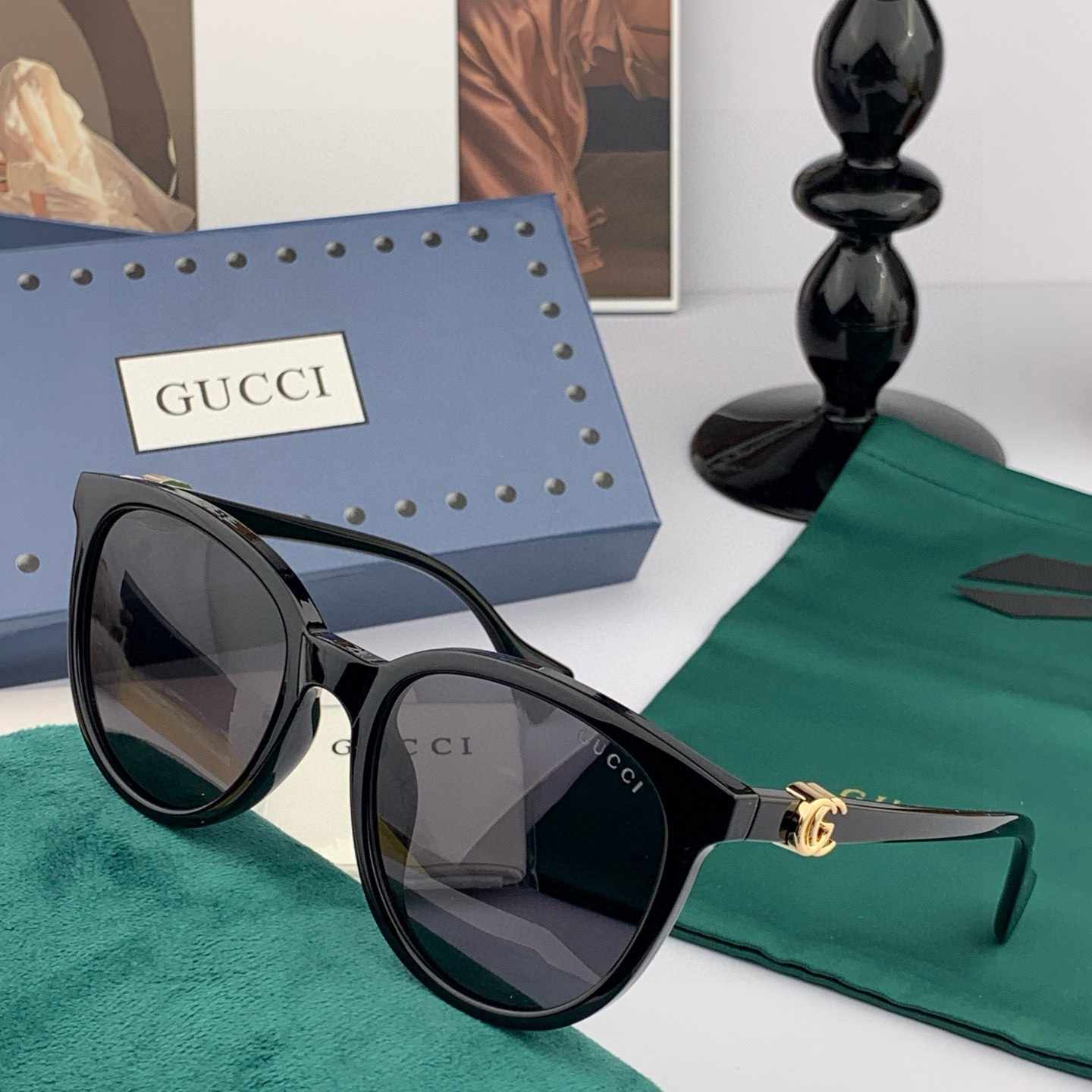 GUCCI グッチ 偏光サングラス G4113 2025年新作 ブラック