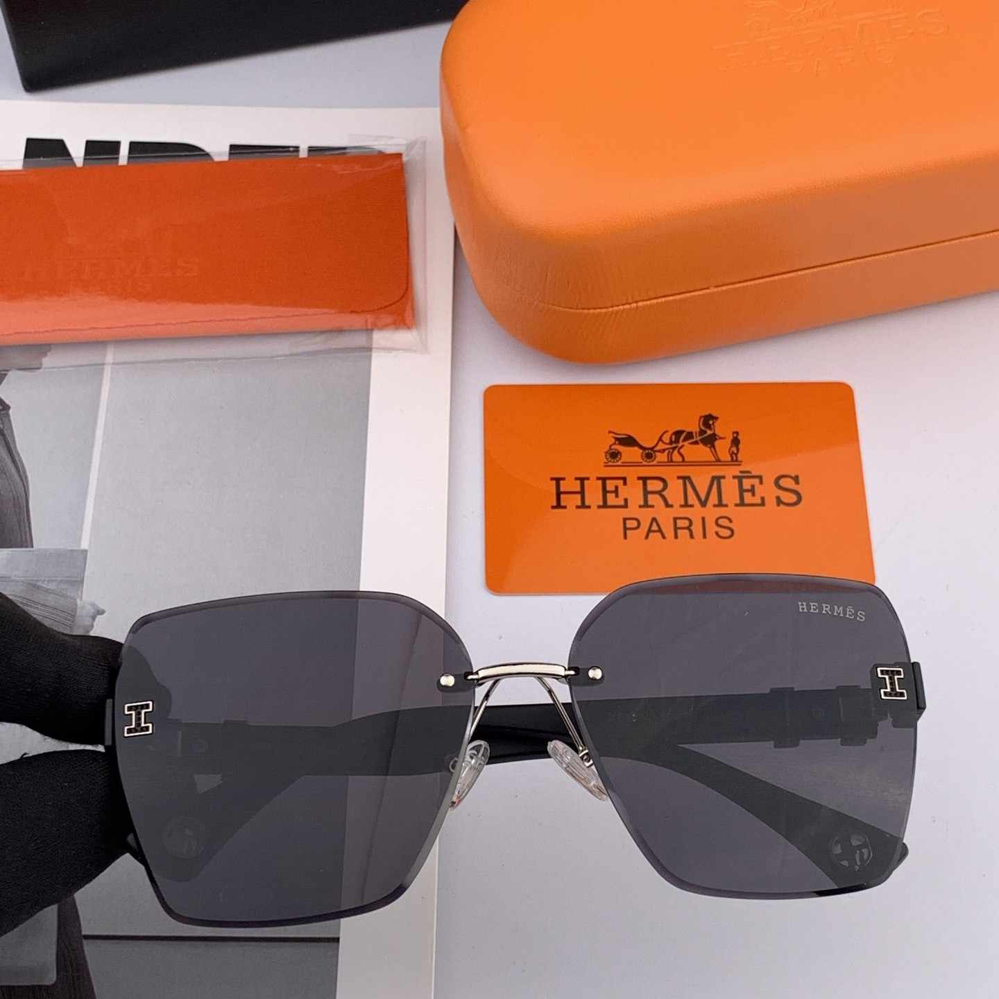 HERMES エルメス サングラス H2101