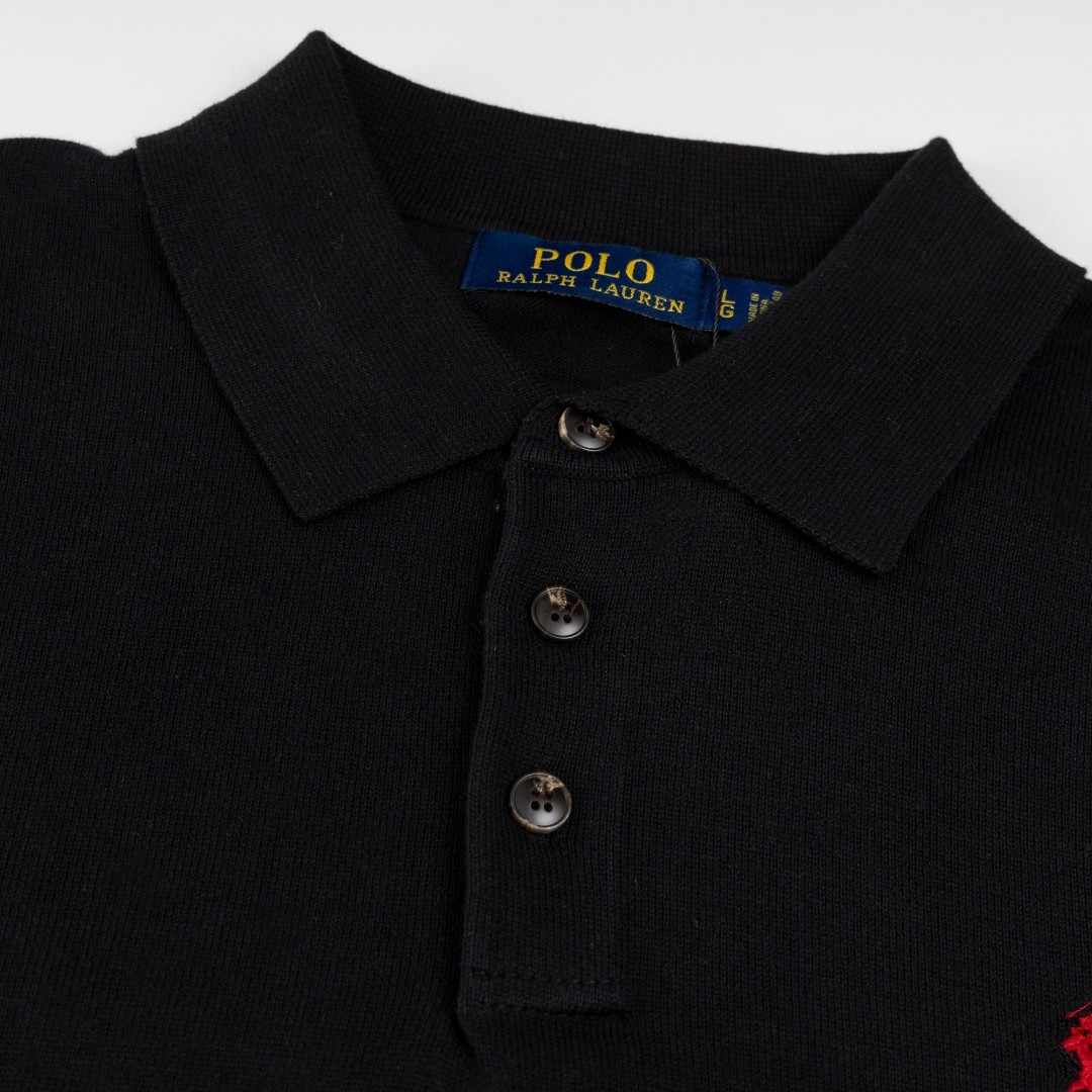 Ralph Lauren ラルフローレン ポロシャツ ショートスリーブ 小馬刺繍ブラック