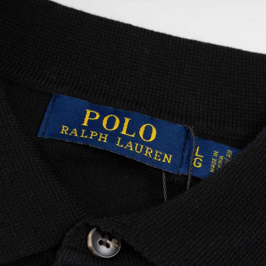 Ralph Lauren ラルフローレン ポロシャツ ショートスリーブ 小馬刺繍ブラック