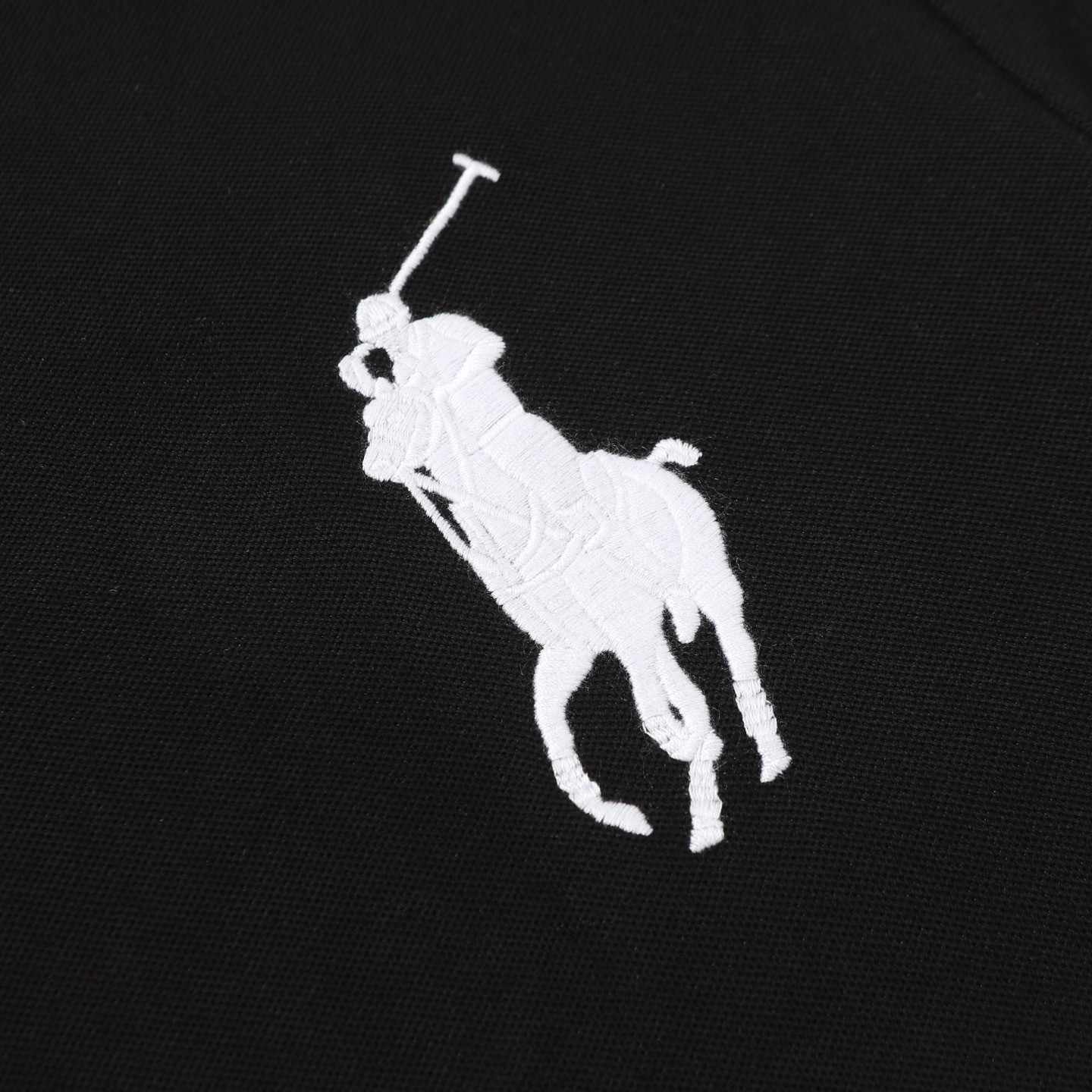 RALPH LAUREN ラルフローレン クラシックロゴ刺繍ポロシャツブラック