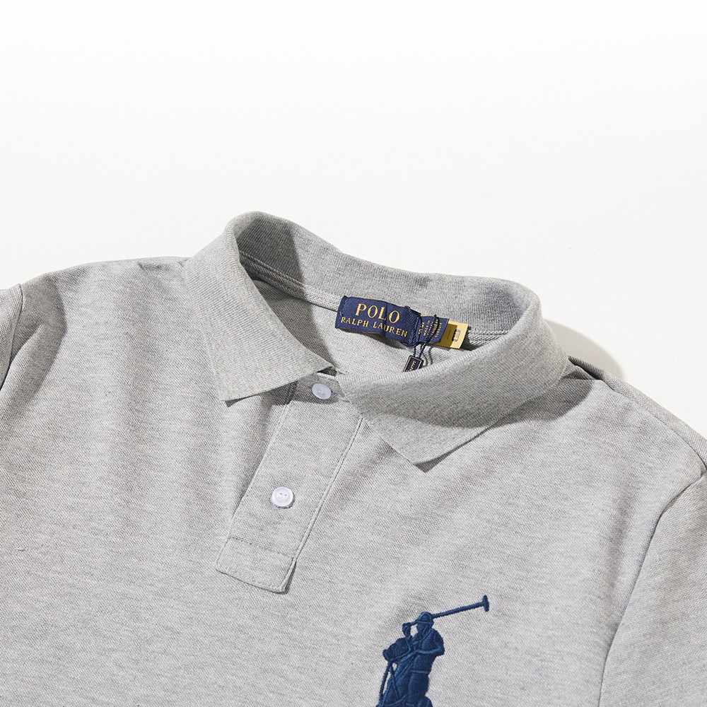 RALPH LAUREN ラルフローレン メンズ ショートスリーブ ポロシャツグレー