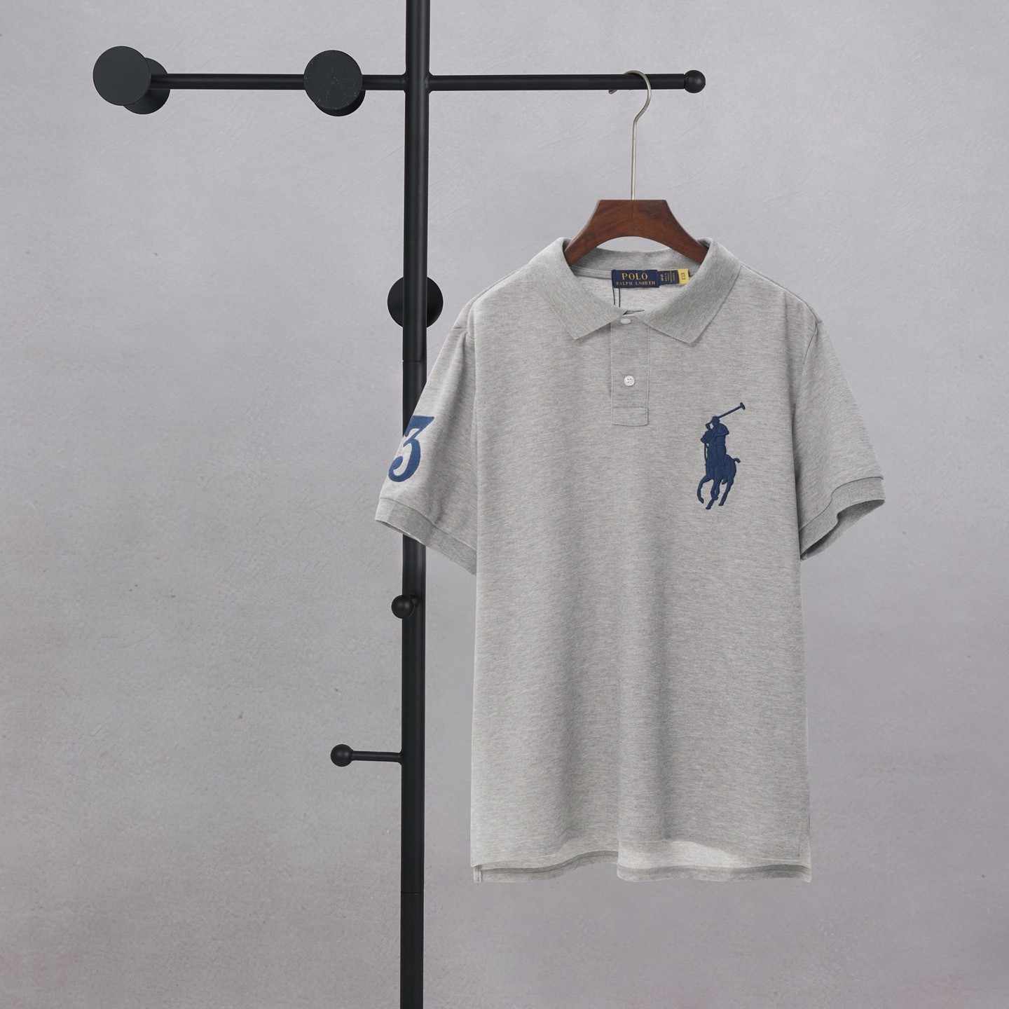 RALPH LAUREN ラルフローレン メンズ ショートスリーブ ポロシャツグレー