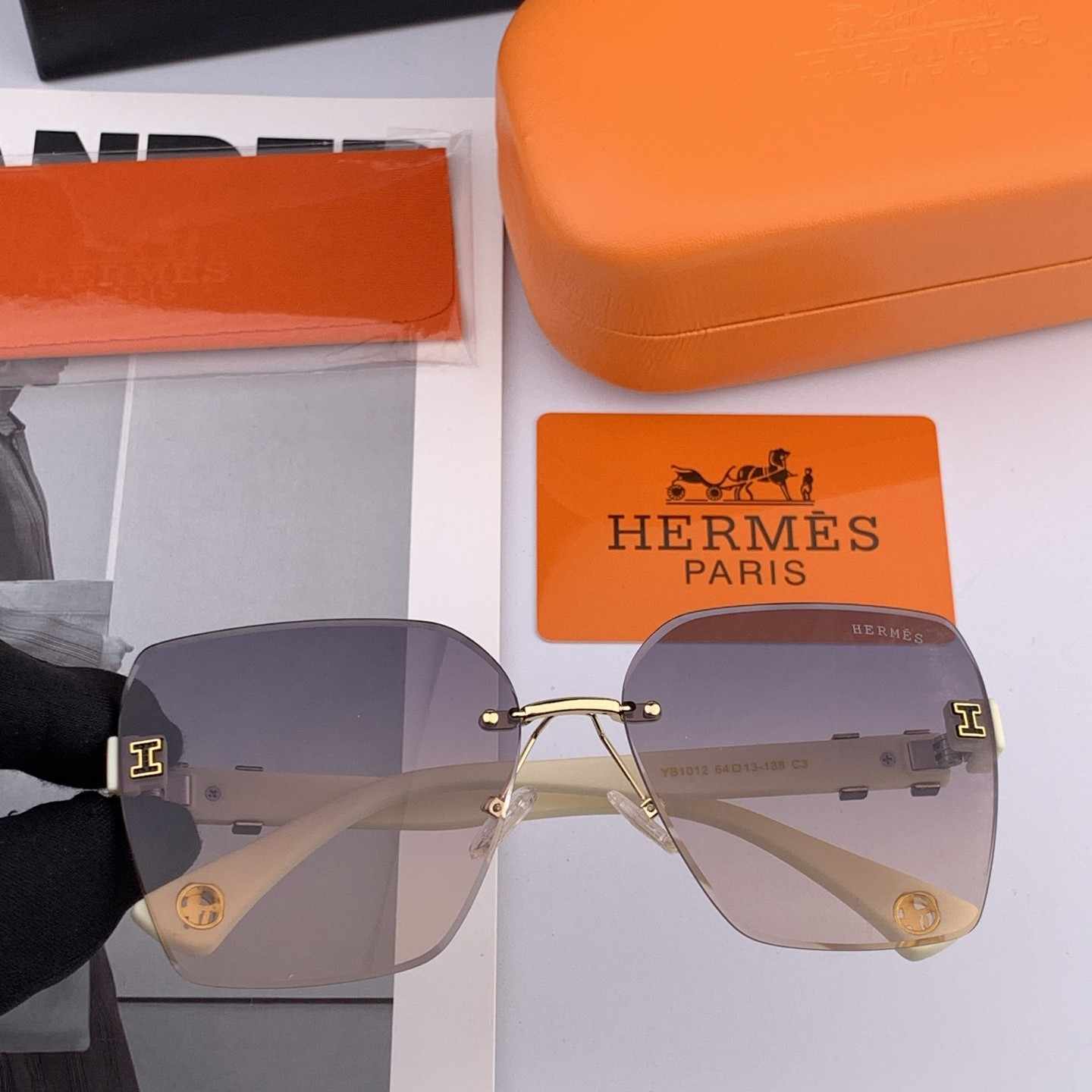 HERMES エルメス サングラス H2101