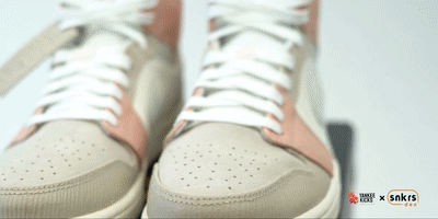 Jordan 1 Mid Milan detail FIRST look and unboxing Yankeekicks _Snkrsden[00_01_23--00_01_43].gif