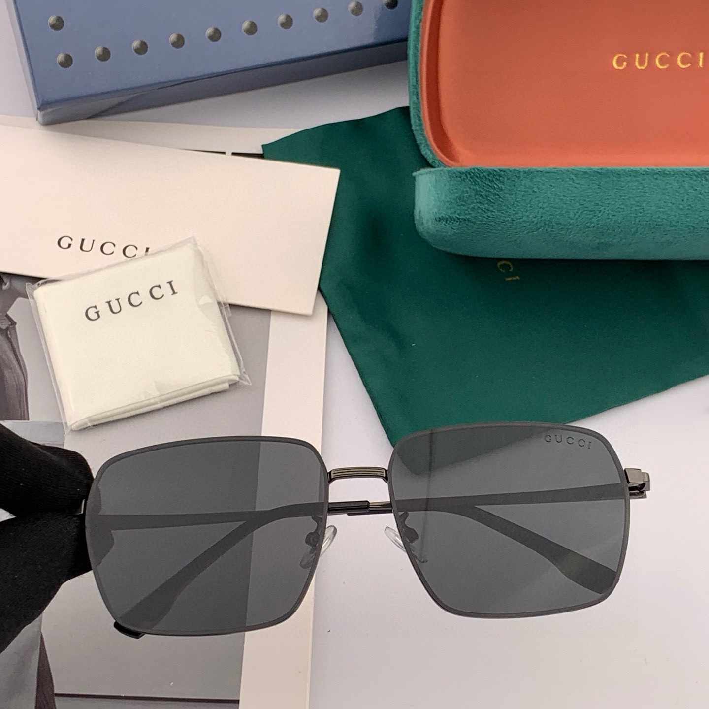 GUCCI グッチ メンズ サングラス G68902 パイロット 偏光 カラーレンズ