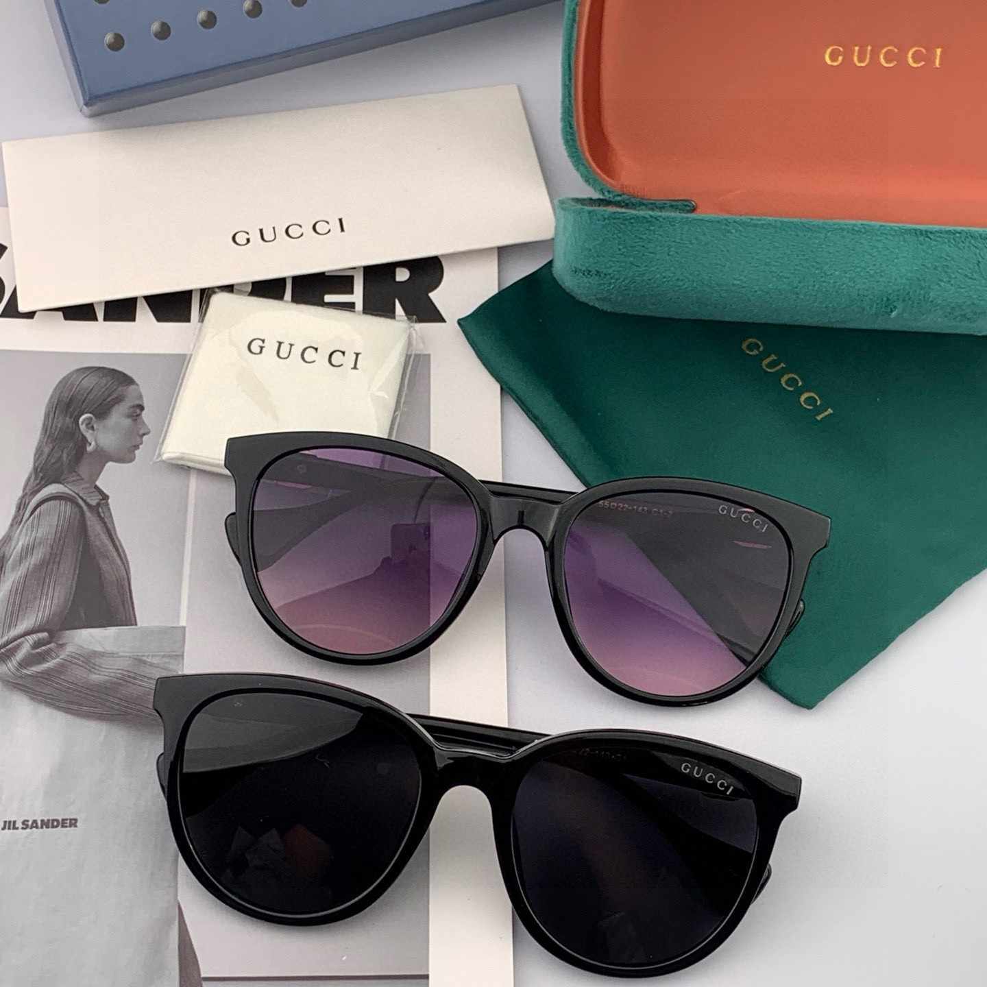 GUCCI グッチ 偏光サングラス G4113 2025年新作 ブラック