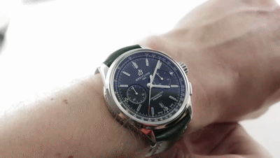 Y2meta.app-Breitling Premier Bentley British Racing Green AB0118A11L1X1 Chronograph Luxury Watch Review-(720p60)[00_01_24--00_01_32].gif