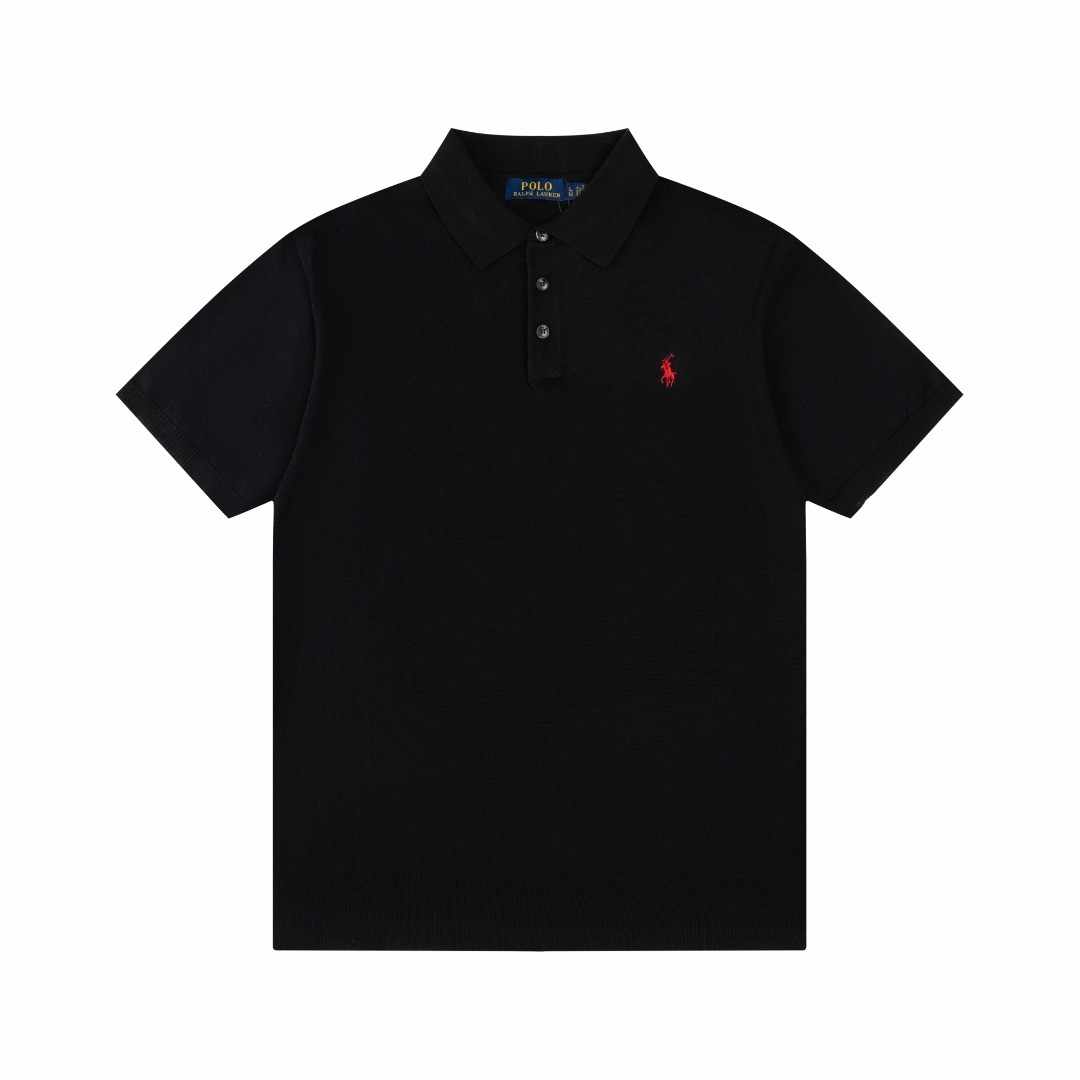 Ralph Lauren ラルフローレン ポロシャツ ショートスリーブ 小馬刺繍ブラック