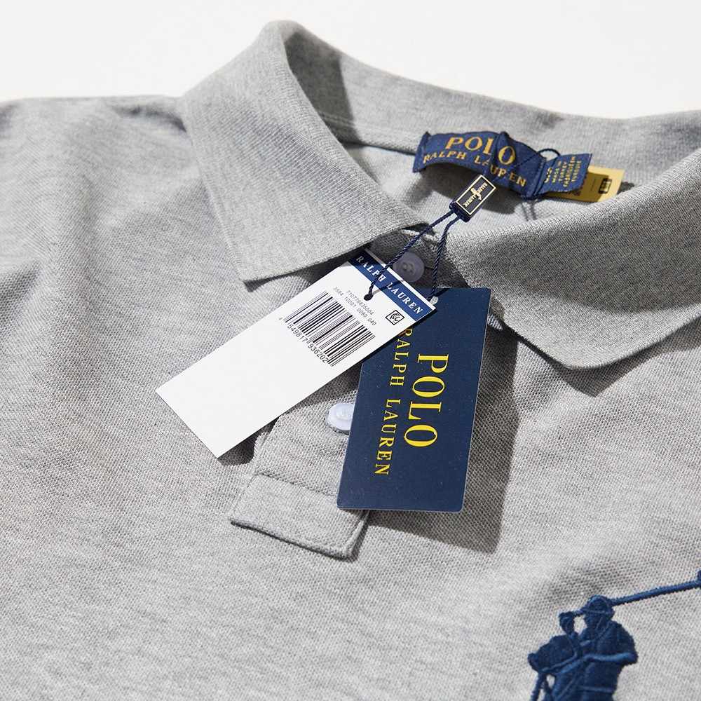 RALPH LAUREN ラルフローレン メンズ ショートスリーブ ポロシャツグレー