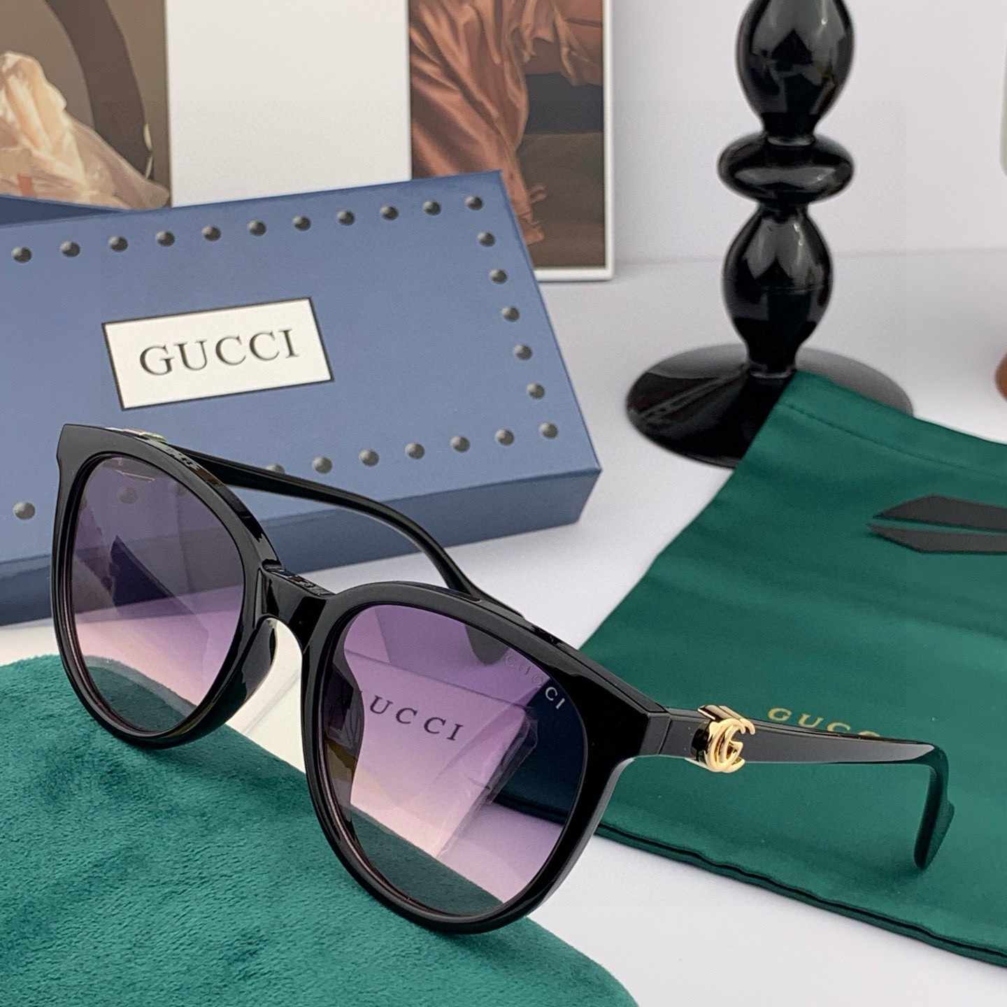 GUCCI グッチ 偏光サングラス G4113 2025年新作 ブラック