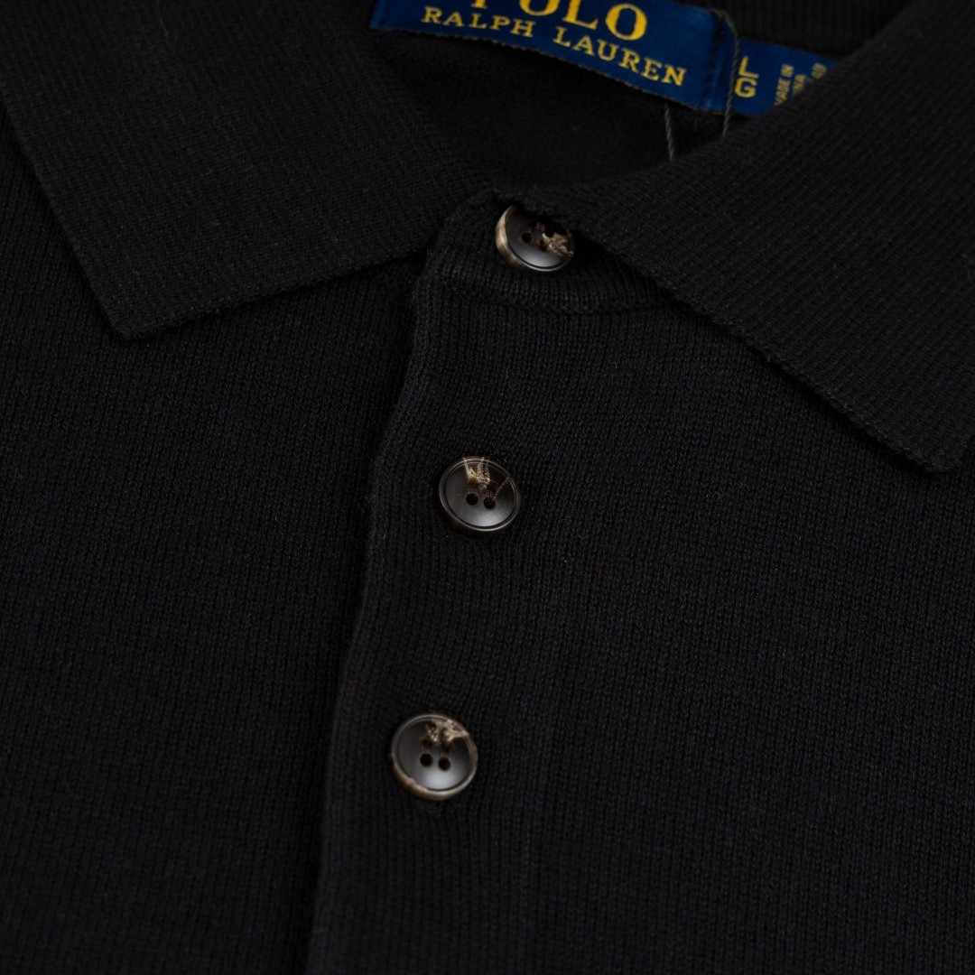 Ralph Lauren ラルフローレン ポロシャツ ショートスリーブ 小馬刺繍ブラック