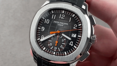 Patek Philippe Aquanaut Chronograph 5968A-001 Patek Philippe  Watch Review[00_00_04--00_00_14].gif